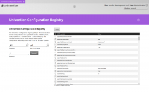 Univention Configuration Registry 1300x800